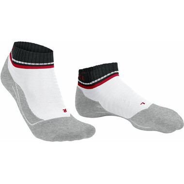 Socken FALKE RU4 GO ON SHORT Damen Schwarz/Rot/Weiß 0